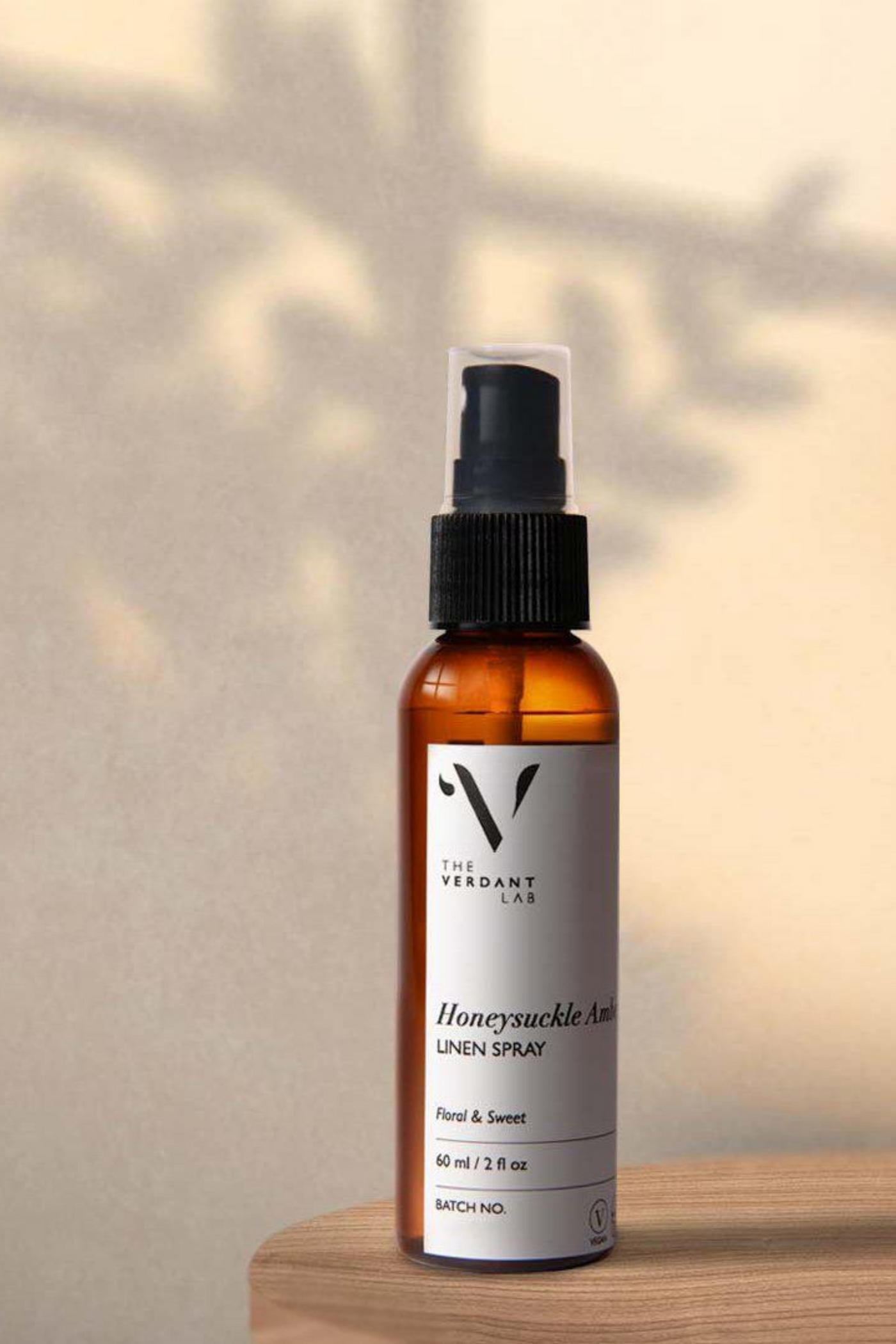 The Verdant Lab Linen Spray in Honeysuckle Amber, available on ZERRIN with free Singapore shipping above $50