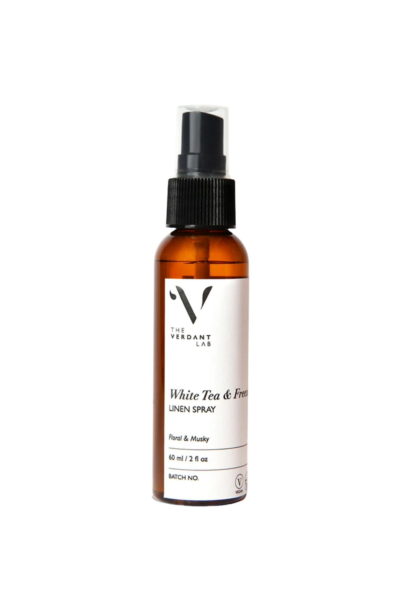 The Verdant Lab Linen Spray in White Tea & Freesia, available on ZERRIN with free Singapore shipping above $50