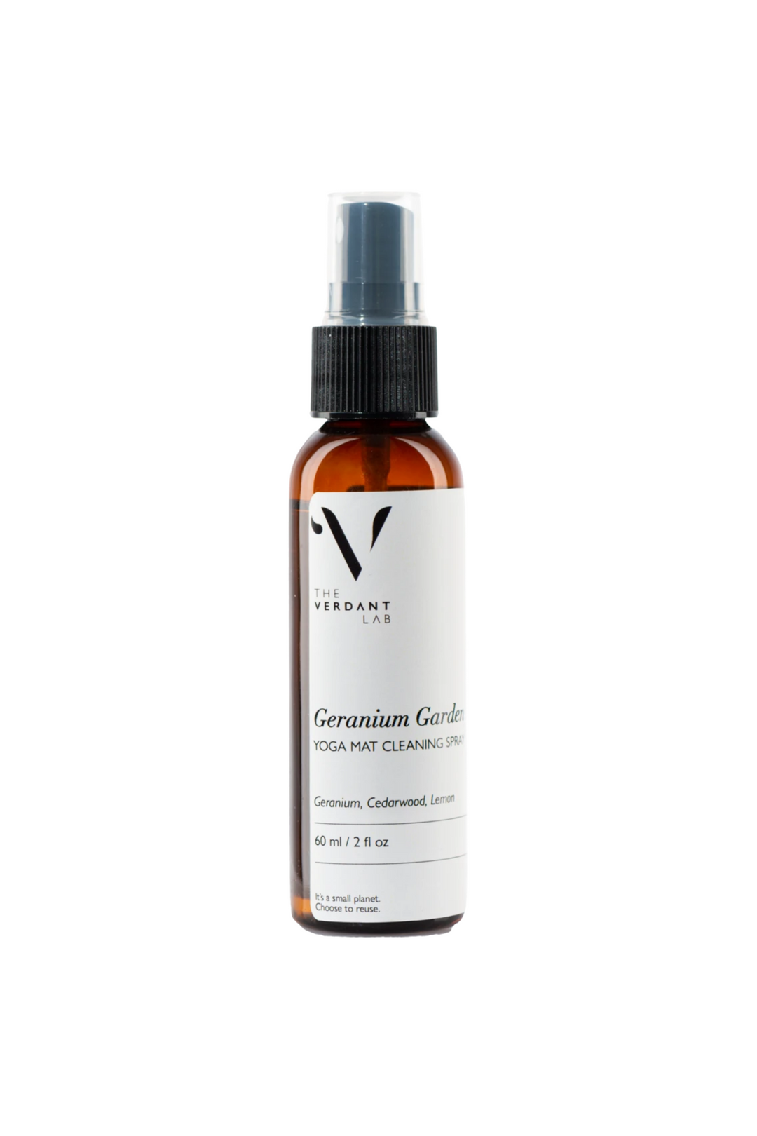 The Verdant Lab Yoga Mat Cleaning Spray in Geranium Garden, available on ZERRIN with free Singapore shipping above $50