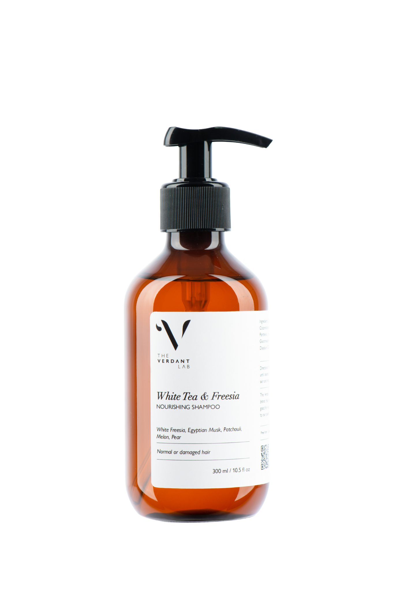 The Verdant Lab Nourishing Shampoo in White Tea & Freesia, available on ZERRIN with free Singapore shipping