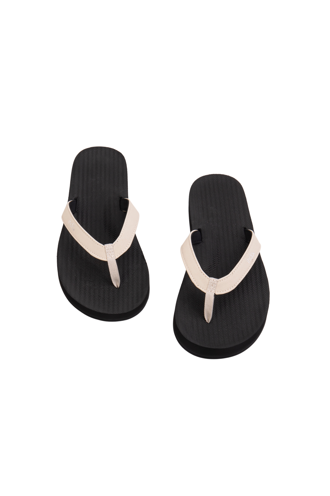Indosole Women’s ESSNTLS Flip Flops in Black and Sea Salt, available on ZERRIN with free Singapore shipping