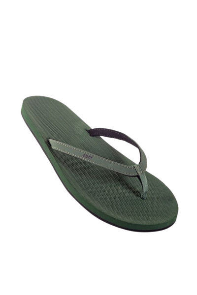 Indosole Women’s ESSNTLS Flip Flops in Leaf, available on ZERRIN with free Singapore shipping