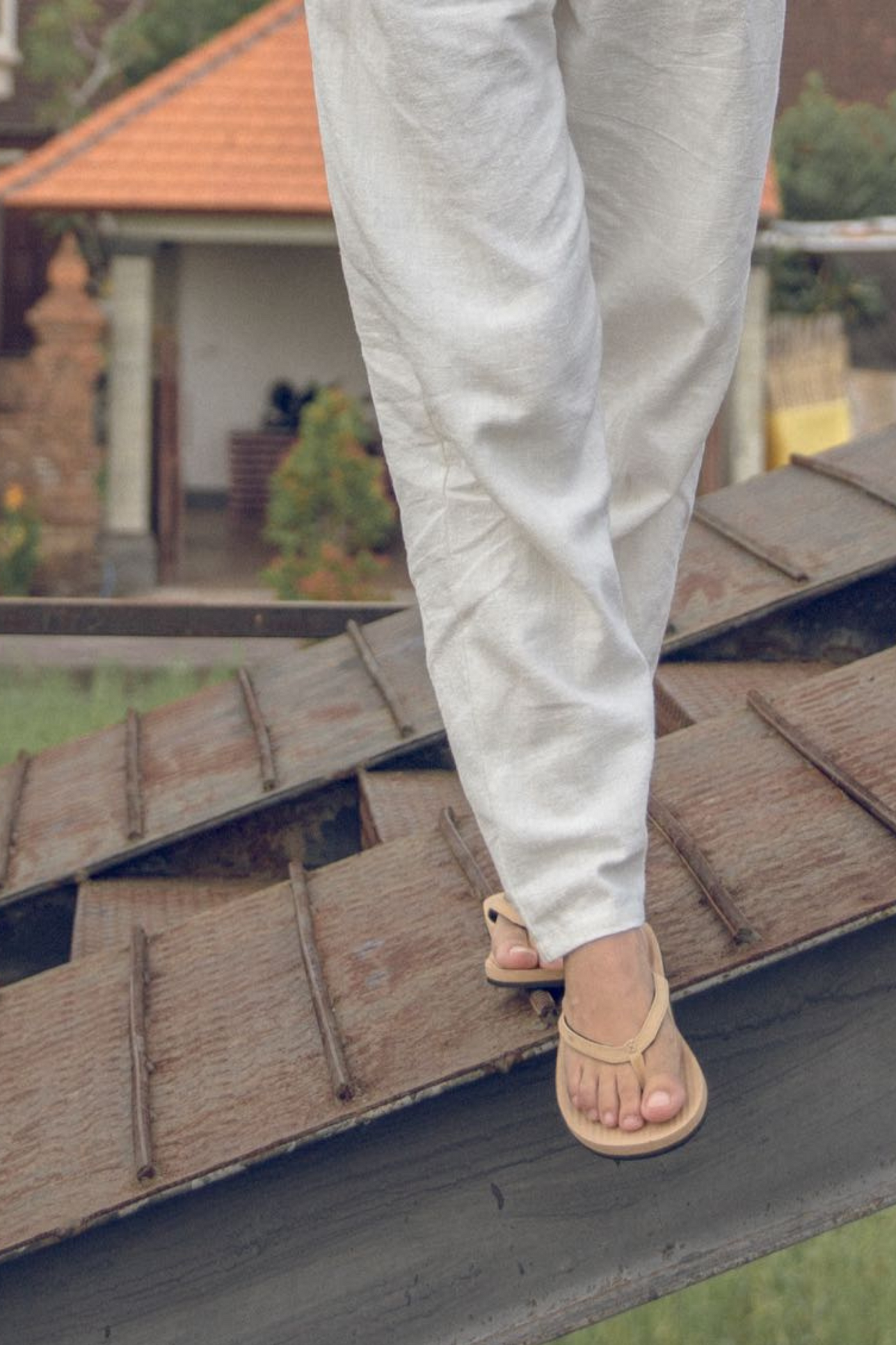 Indosole Women’s ESSNTLS Flip Flops in Light Soil, available on ZERRIN with free Singapore shipping