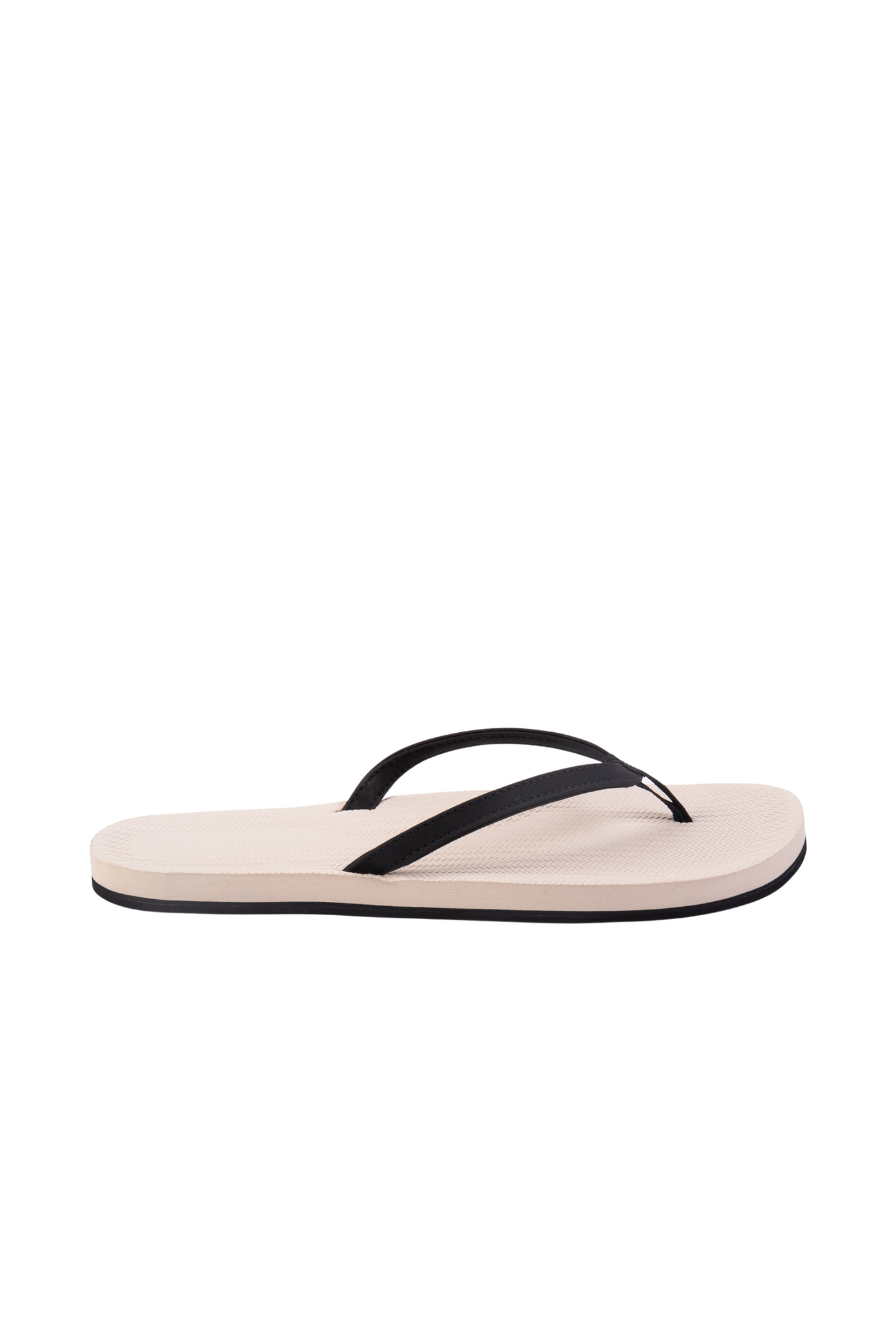 Indosole Women’s ESSNTLS Flip Flops in Sea Salt and Black, available on ZERRIN with free Singapore shipping