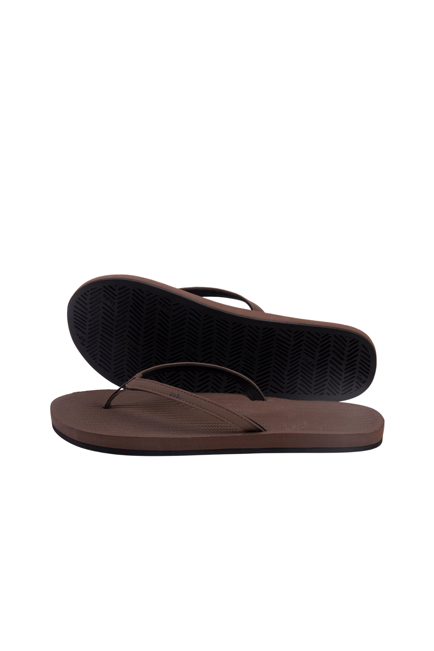 Indosole Women’s ESSNTLS Flip Flops in Soil, available on ZERRIN with free Singapore shipping