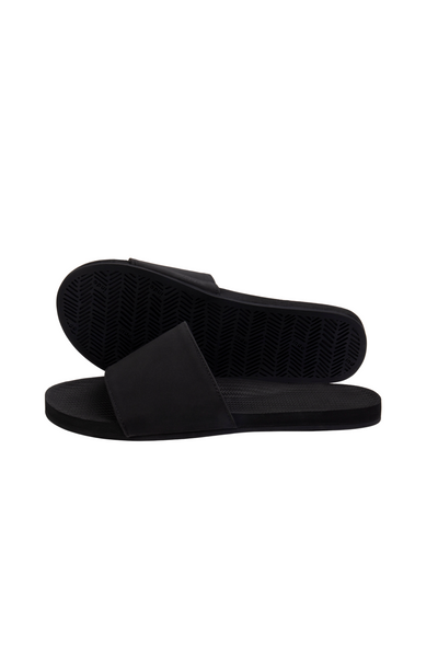 Indosole Women’s ESSNTLS Slides in Black, available on ZERRIN with free Singapore shipping