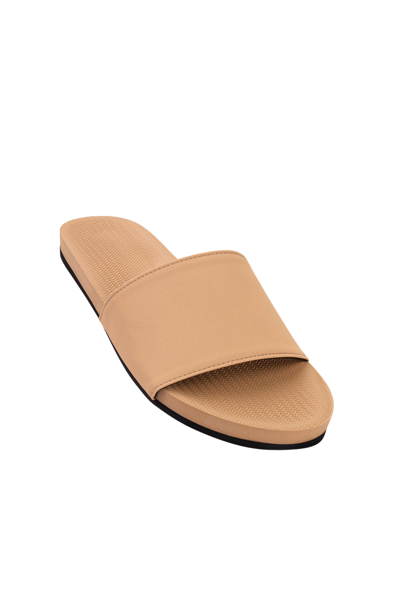 Indosole Women’s ESSNTLS Slides in Light Soil, available on ZERRIN with free Singapore shipping