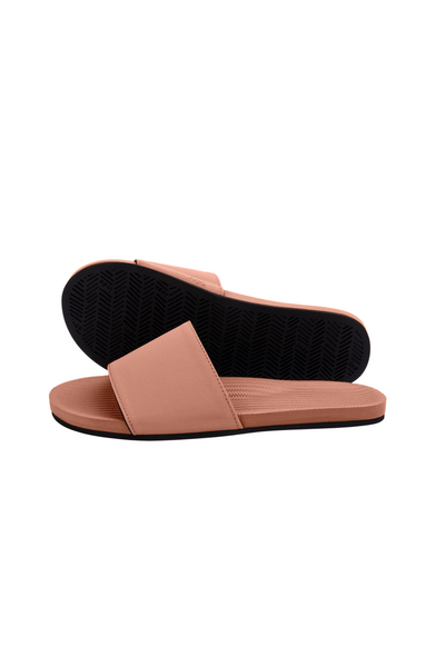 Indosole Women’s ESSNTLS Slides in Rust, available on ZERRIN with free Singapore shipping