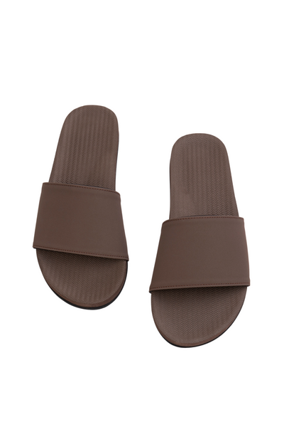 Indosole Women’s ESSNTLS Slides in Soil, available on ZERRIN with free Singapore shipping
