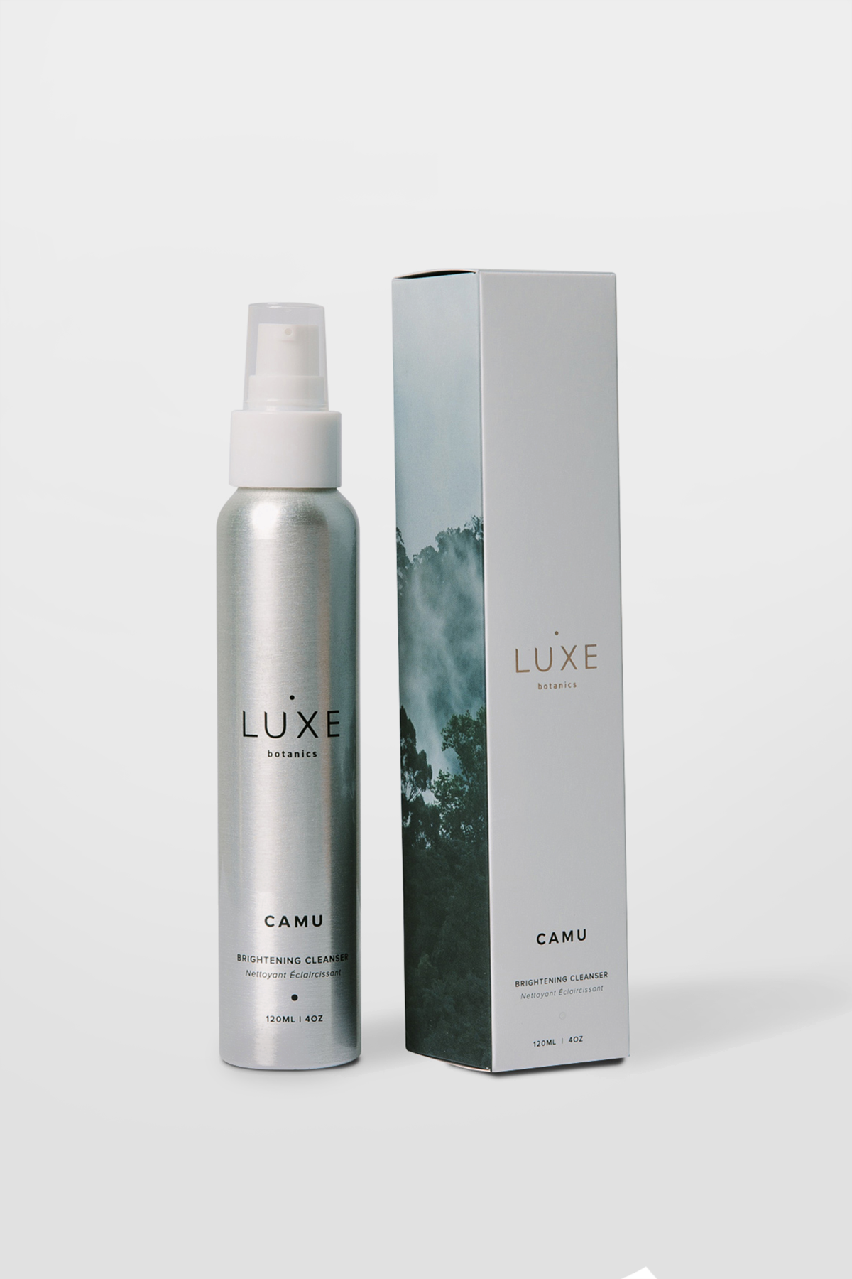 Luxe Botanics Camu Brightening Cleanser, organic skincare available on ZERRIN