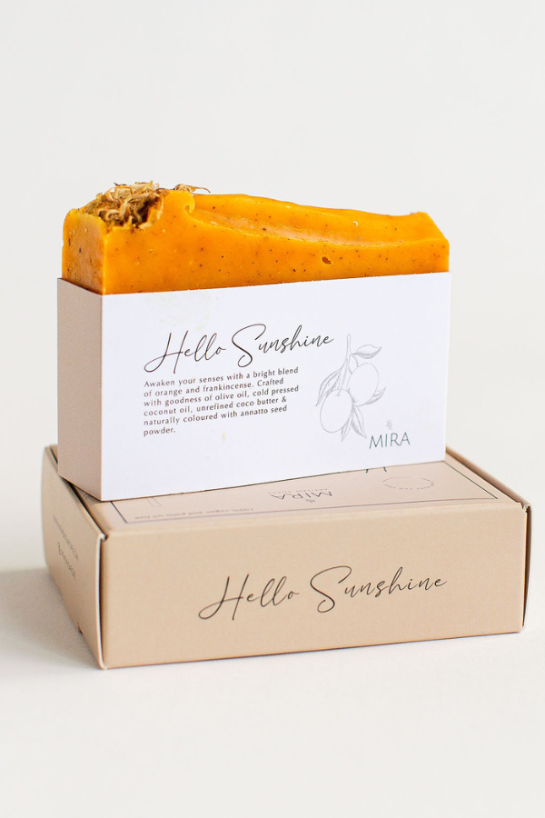 Mira's Hello Sunshine Bar Soap, available in Singapore on ZERRIN