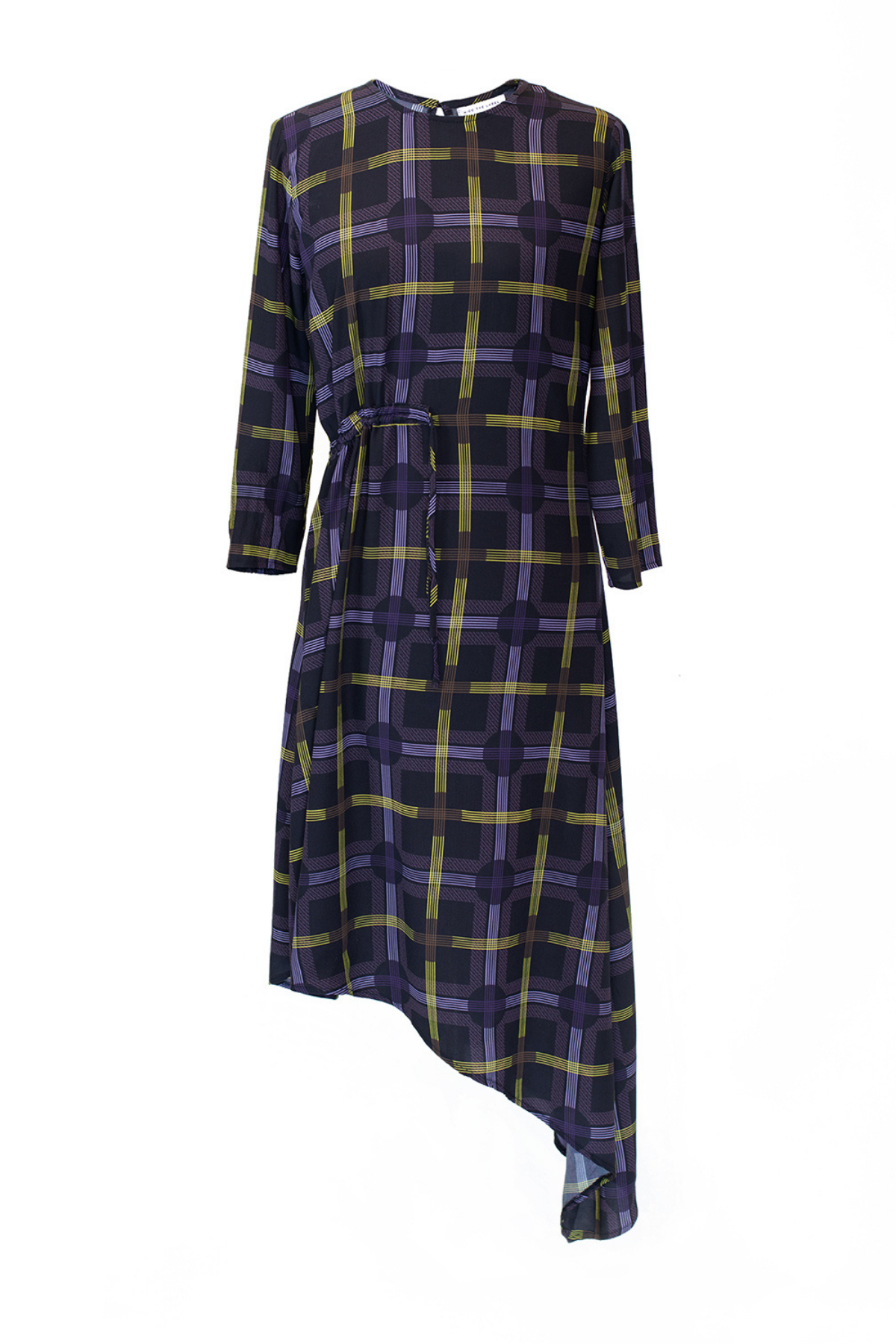 Hide the Label Azalea Dress in Spot Plaid Print