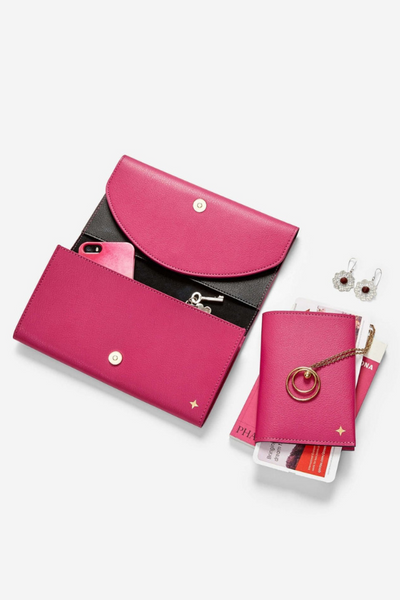 The Elsewhere Co. Vacay All Day Wallet Set in Paradise Pink