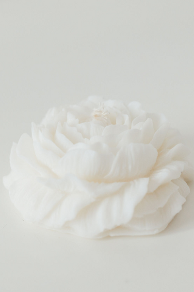 Peony Sculpture Candle