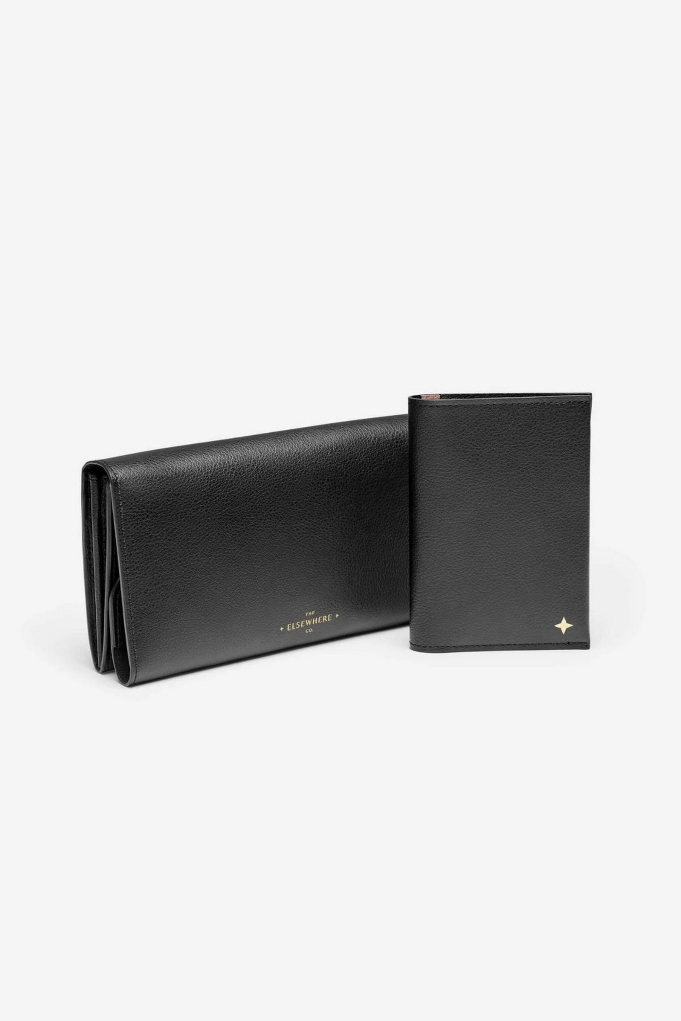 The Elsewhere Co. Travel Wallet Set in Nightfall Black, available on ZERRIN with free Singapore shipping