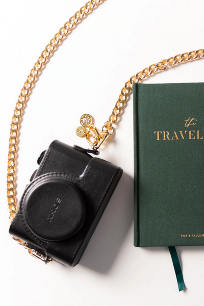 The Elsewhere Co. Gold Curb Chain Wallet Strap 120cm, available on ZERRIN with free Singapore shipping