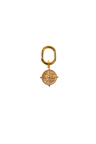 The Elsewhere Co. Gold Protector Amulet Bag Charm, available on ZERRIN