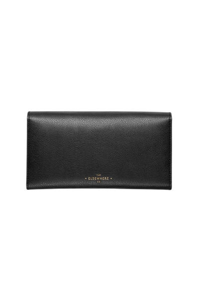 The Elsewhere Co. Sustainable Leather Wallet in Nightfall Black, available on ZERRIN with free Singapore shipping