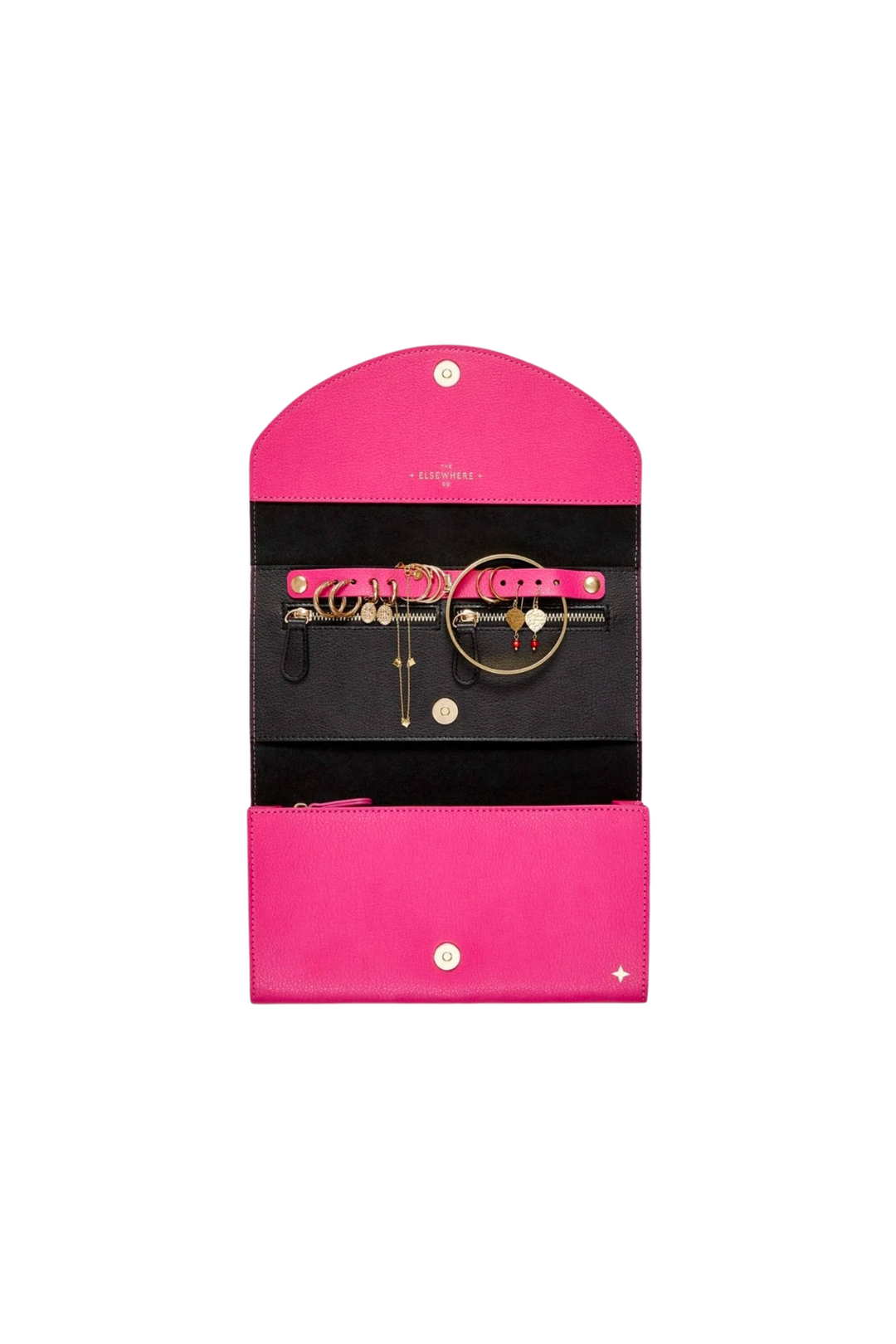 The Elsewhere Co. Sustainable Leather Wallet in Paradise Pink, available on ZERRIN with free Singapore shipping