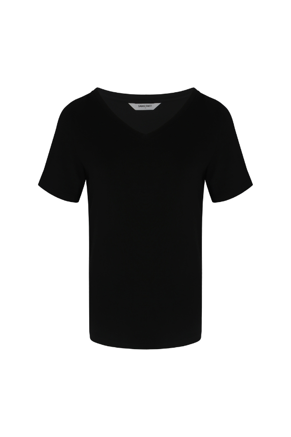 Ness v-neck t-shirt by Sans Faff, available on ZERRIN with free Singapore delivery