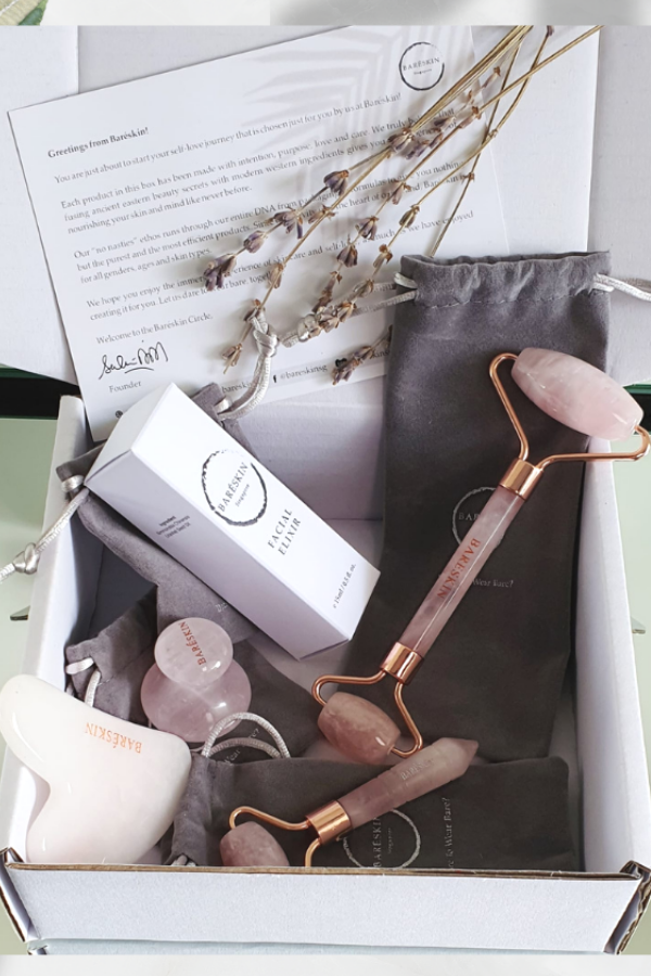 Bare Skin Glow With Rose Gift Set, available on ZERRIN with free Singapore shipping
