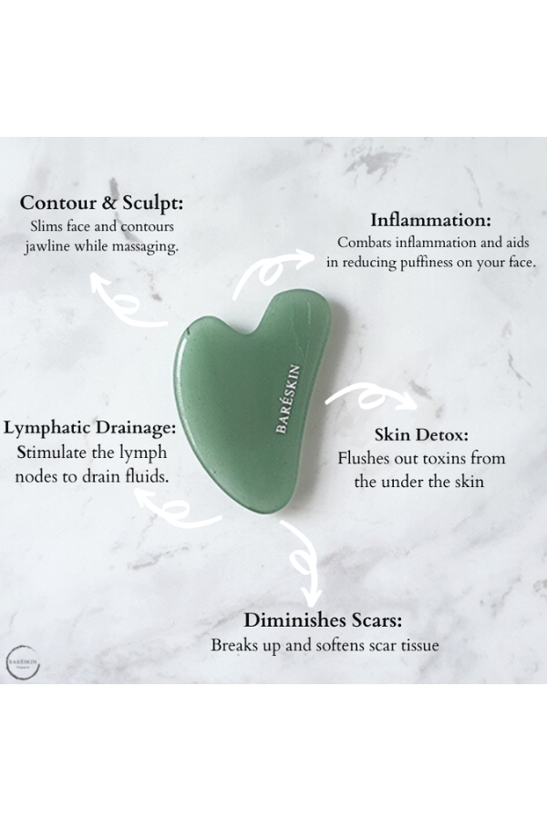 Bare Skin Jade Gua Sha, available on ZERRIN with free Singapore shipping above $50