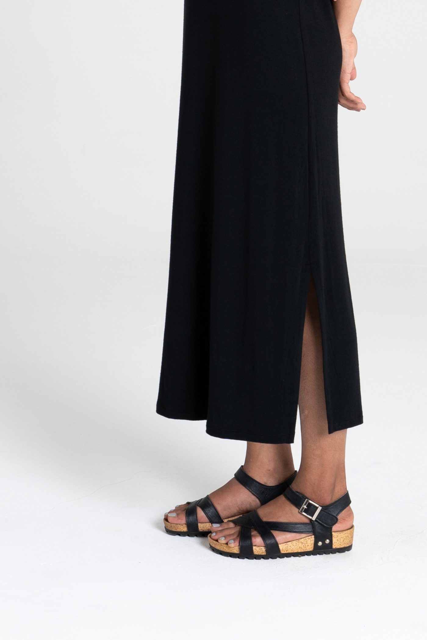 Singlet Dress in Black by Dorsu, available at ZERRIN with free Singapore shipping