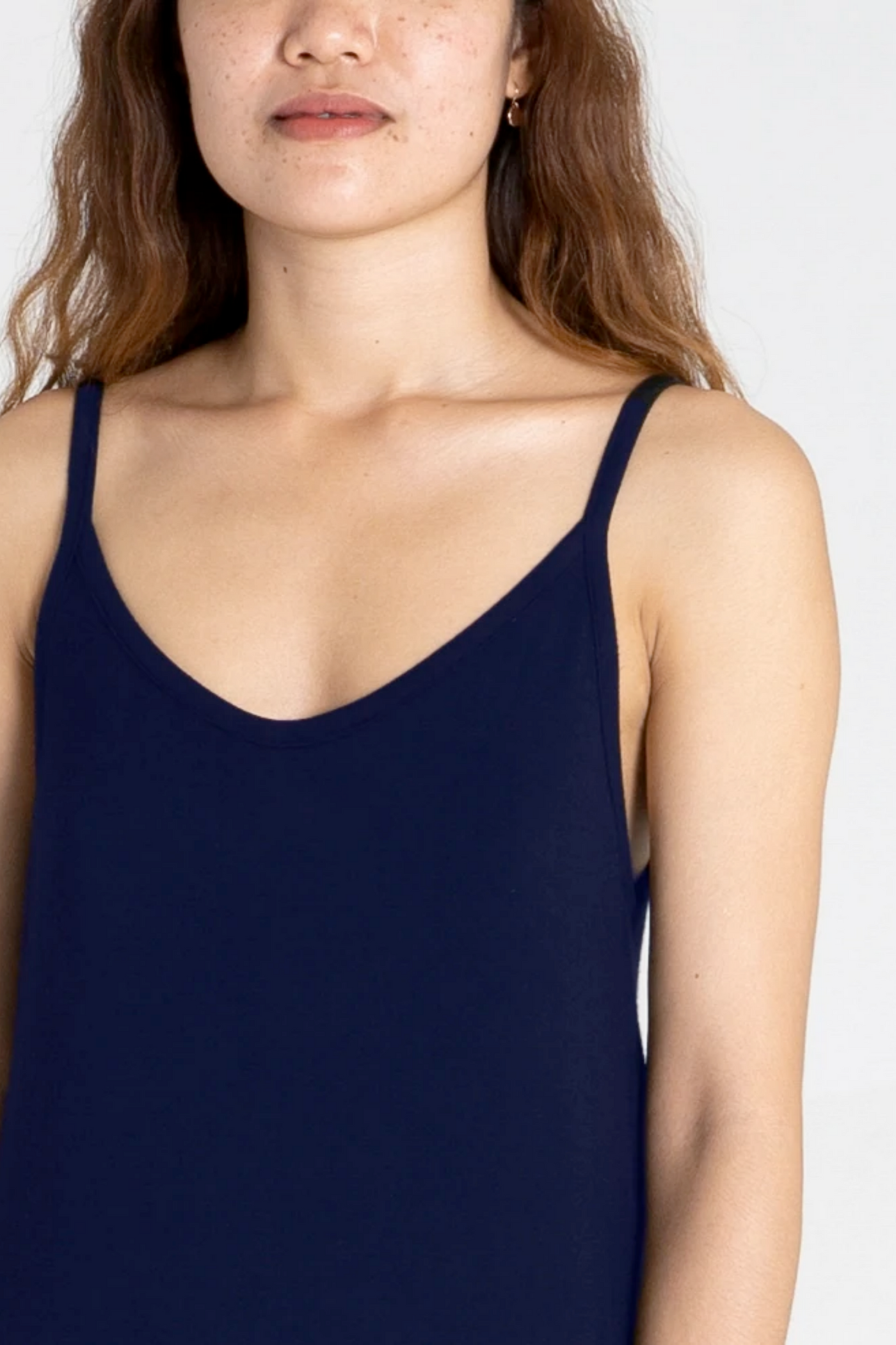 Dorsu Singlet Dress in Navy, available on ZERRIN with free Singapore shipping