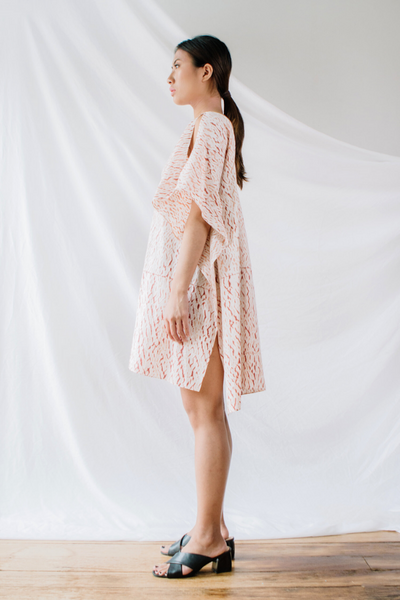 Su By Hand Elsa Dress in Shibori Madder Root, available on ZERRIN with free Singapore shipping