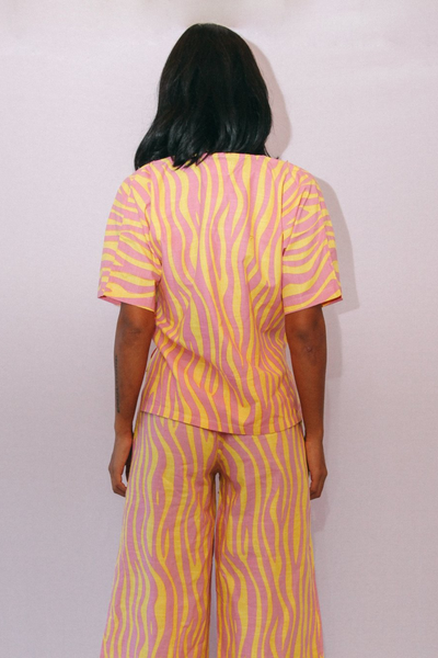 Stain Arlo Top in Lemonade, available in ZERRIN