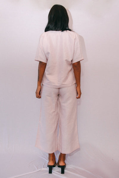 Stain Arlo Top in Lychee, available in ZERRIN