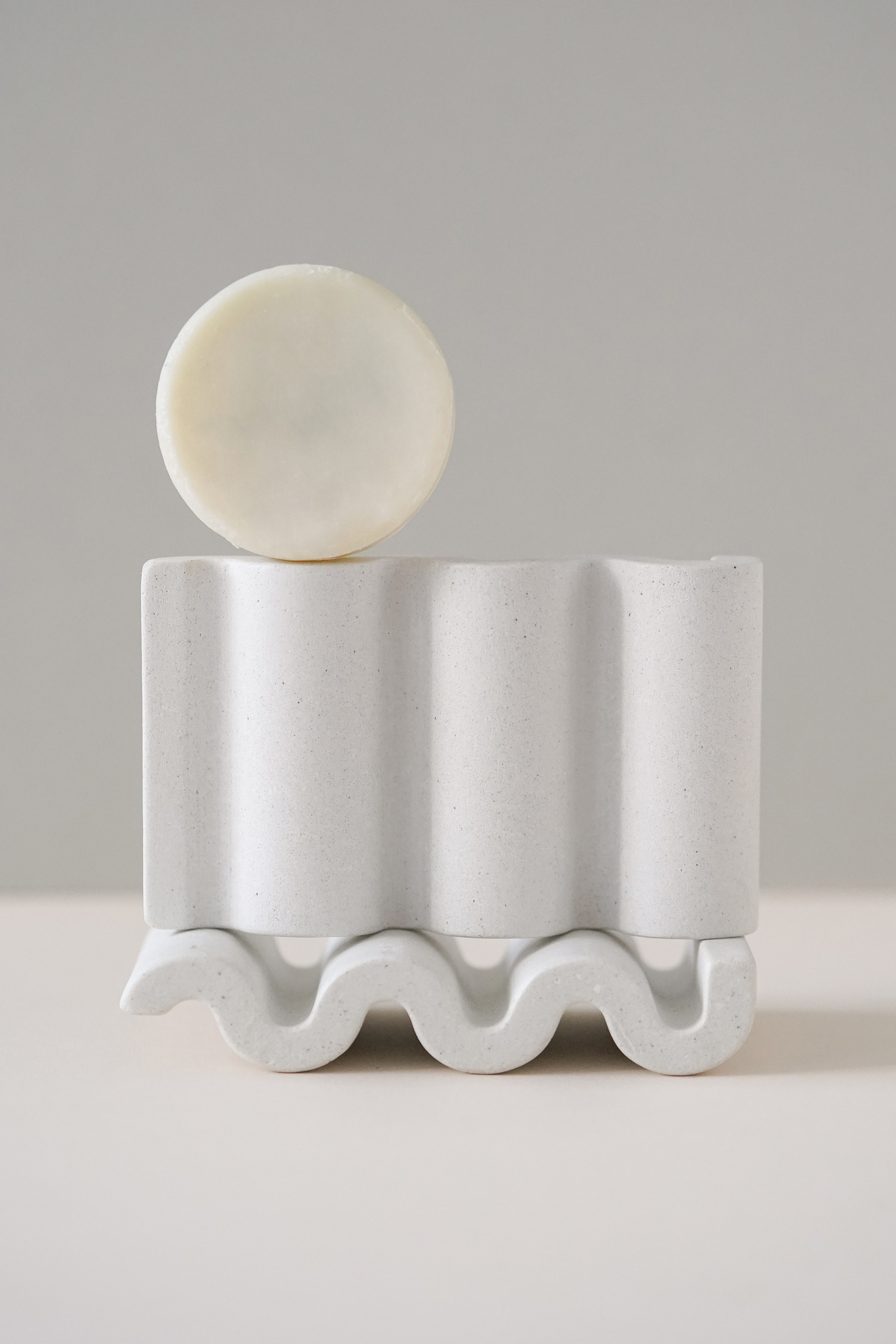 Gentle Mood WhiteWave Concrete Soap Dish, available on ZERRIN with free Singapore shipping