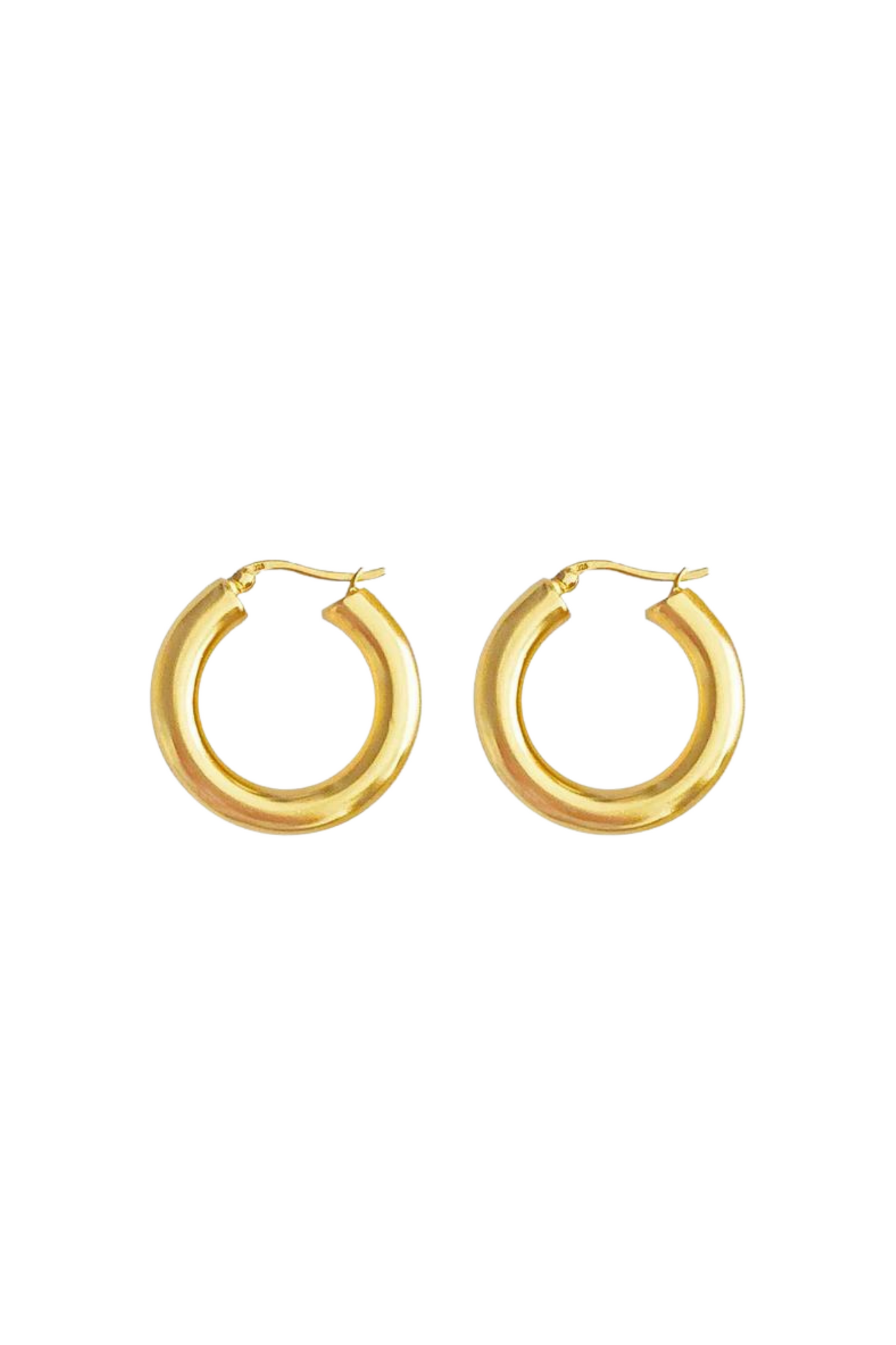 Pyar Jupiter Gold Hoop Earrings in Small, availbale on ZERRIN with free Singapore shipping