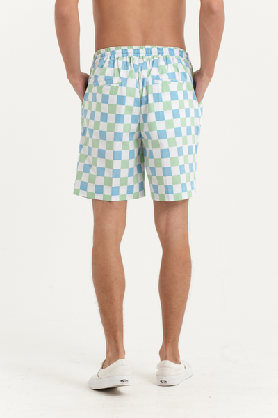 Stain Caravan Shorts in Chess, available on ZERRIN with free Singapore shipping