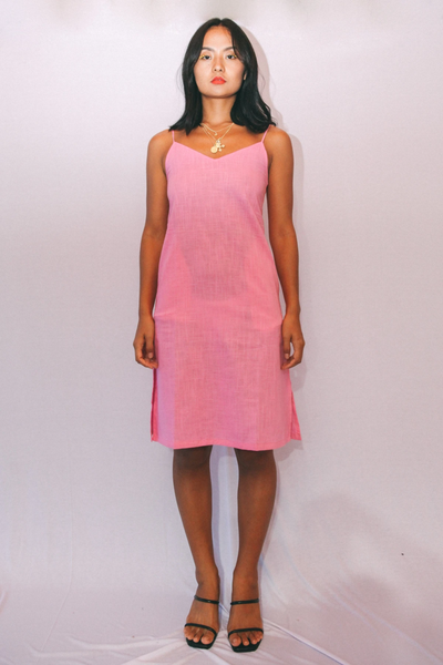 Stain Dolce Dress in Guava, available on ZERRIN with free Singapore shipping