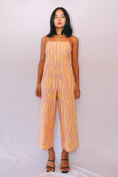 Stain Tango Jumpsuit in Lemonade, available on ZERRIN with free Singapore shipping