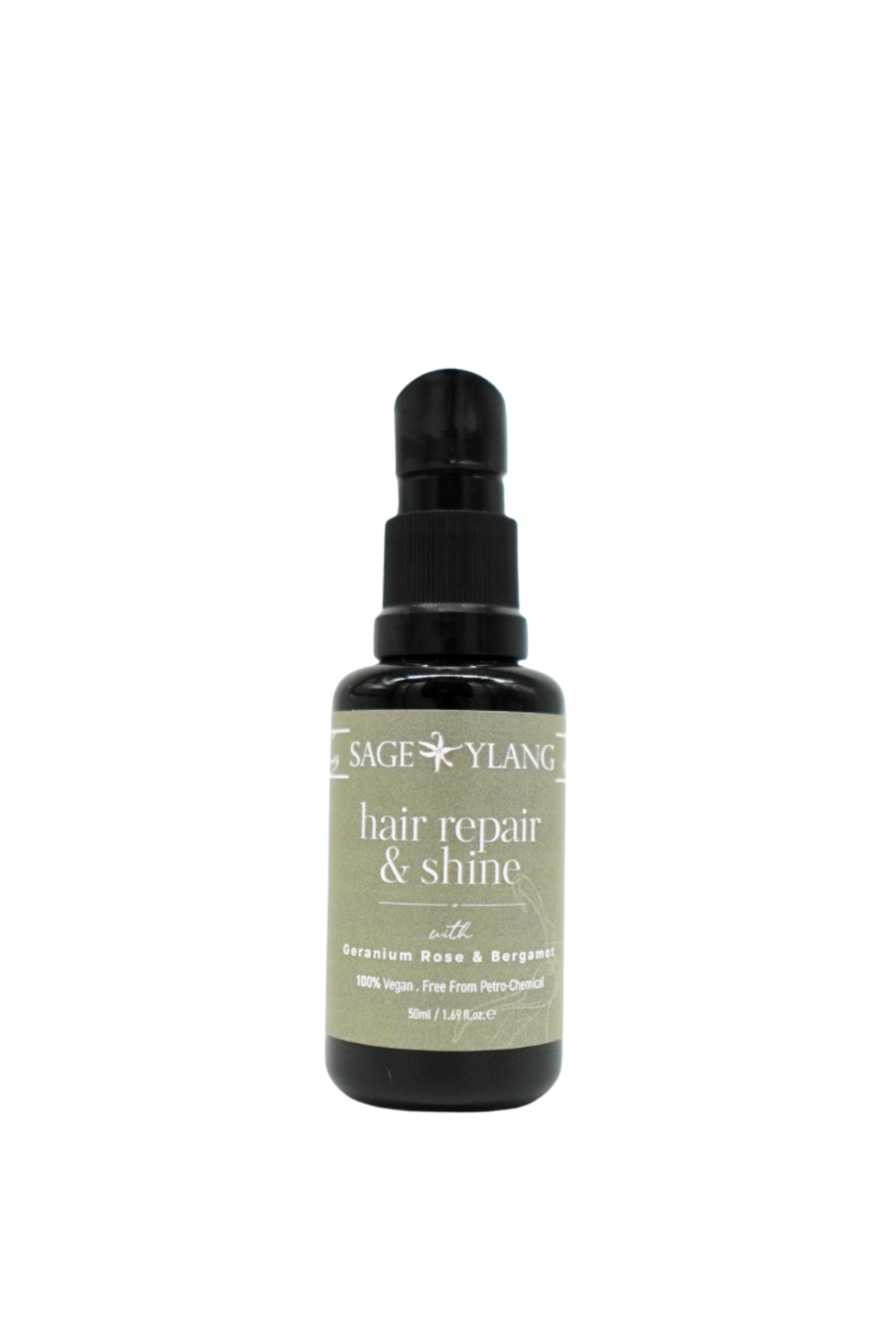 Sage & Ylang Hair Repair and Shine Serum, available on ZERRIN with free Singapore shipping above $50