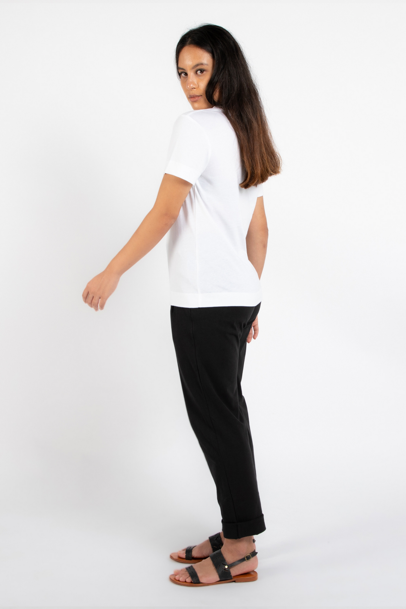 Dorsu Classic T-shirt in White, available on ZERRIN 