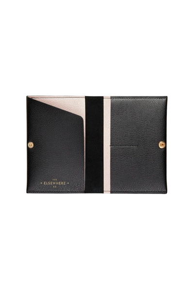 The Elsewhere Co. Passport Cover & Card Wallet in Nightfall Black, available on ZERRIN with free Singapore shipping